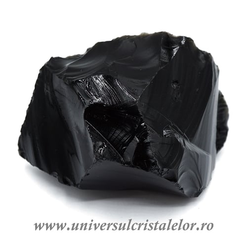 Obsidian negru brut m13