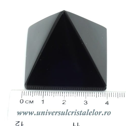 Piramida obsidian negru - 4cm
