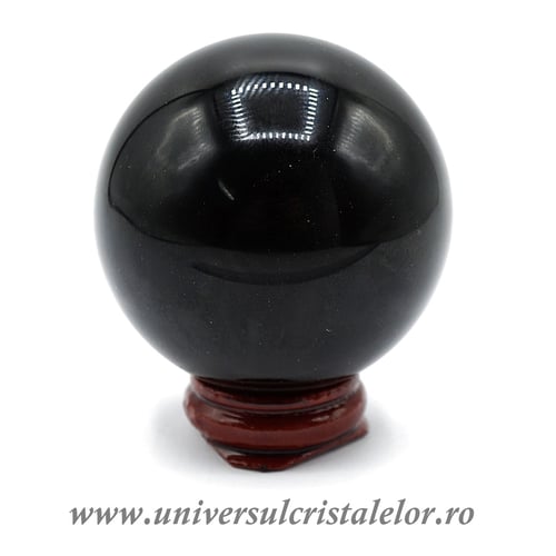 Sfera obsidian negru m5