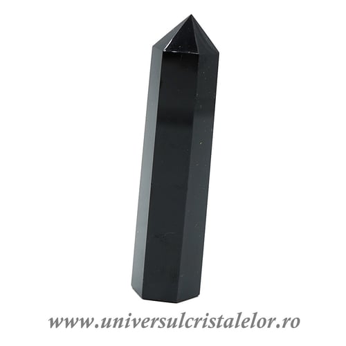 Obsidian negru varf cu baza