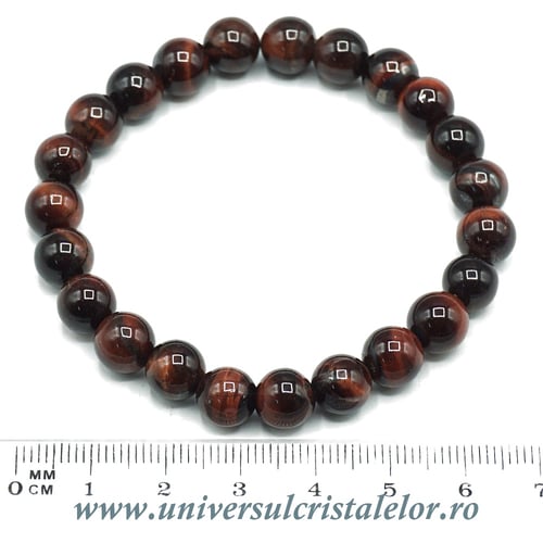 Bratara ochi de taur rotund - 8 mm