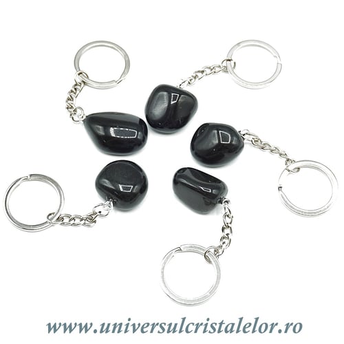 Breloc onix negru
