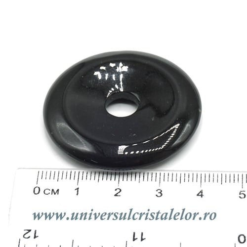 Piatra Pi onix negru -4cm