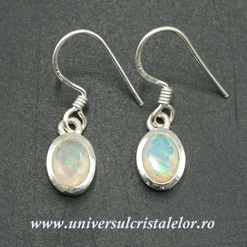 Cercei opal de foc