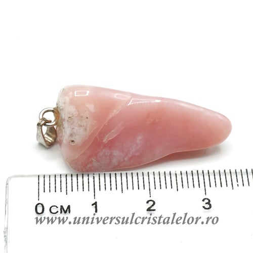 Pandantiv opal roz unicat m1