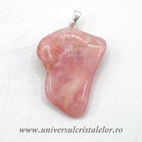 Pandantiv opal roz unicat m1