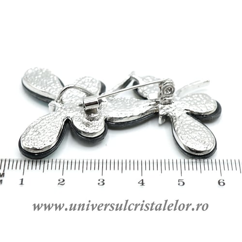 Brosa pandantiv abalone - fluturi