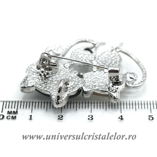 Brosa pandantiv abalone - pisica