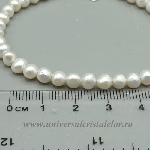 Bratara perle 5,6 mm