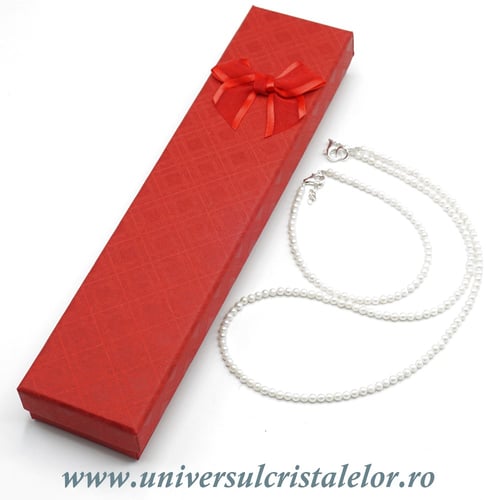 Set perle bratara , colier si cutie - 3mm