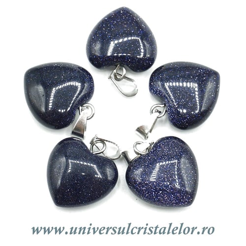 Pandantiv piatra soarelui inimioara