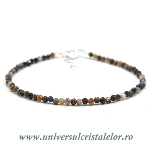 Bratara pietersit rotund fatetat - 2,8mm