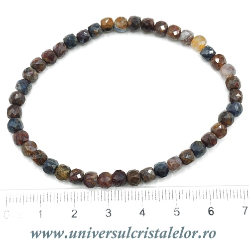 Bratara pietersit cub fatetat - 4 mm