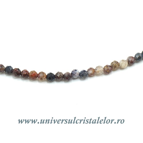 Colier pietersit rotund fatetat - 2,8mm