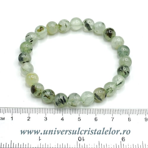 Bratara prehnit rotund-8mm