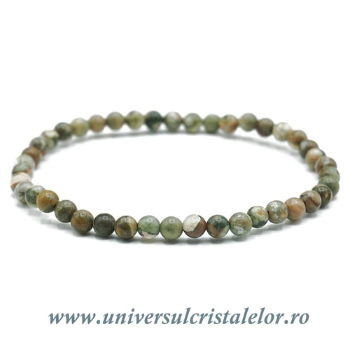 Bratara riolit rotund - 4 mm