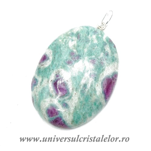 Pandantiv rubin in fucsit