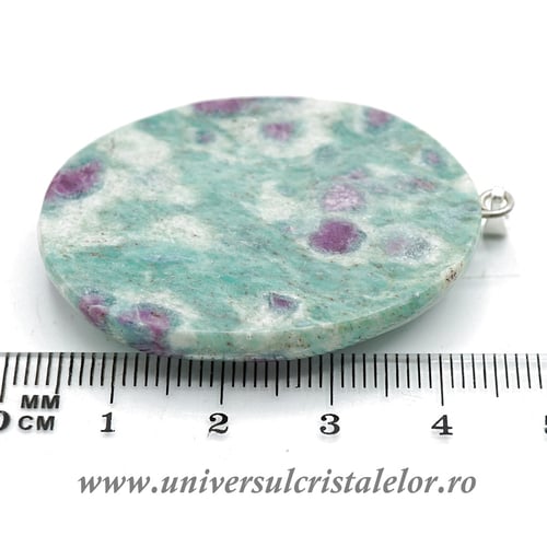 Pandantiv rubin in fucsit