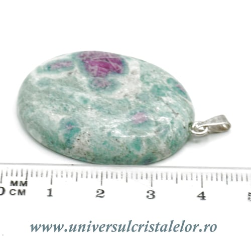 Pandantiv rubin in fucsit