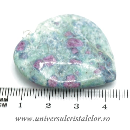 Pandantiv rubin in zoisit