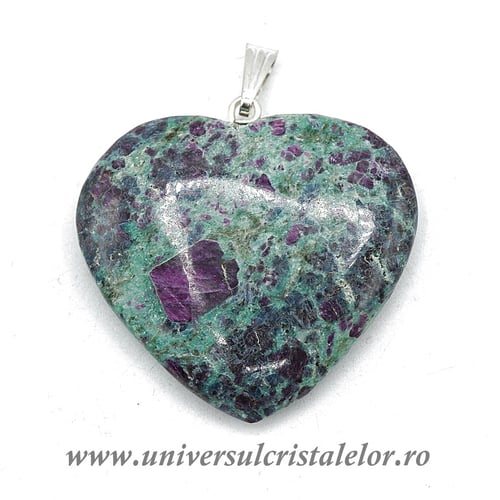 Pandantiv rubin in zoisit