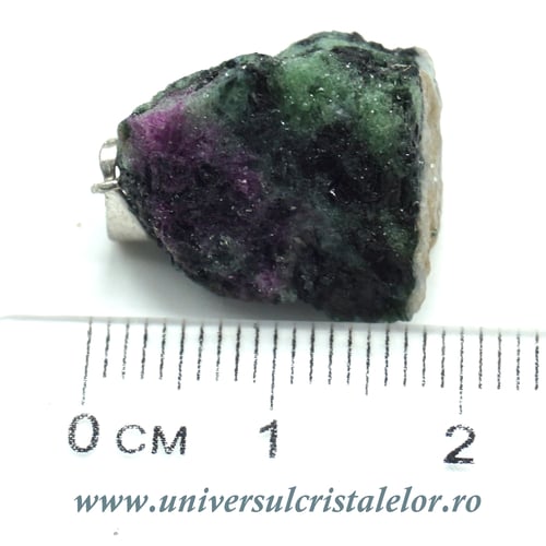 Pandantiv rubin in zoisit