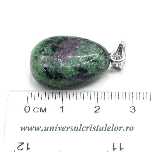 Pandantiv rubin in zoisit 