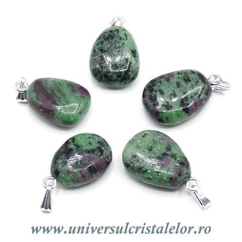 Pandantiv rubin in zoisit 