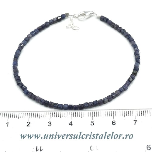 Bratara safir cub fatetat - 2,3 mm