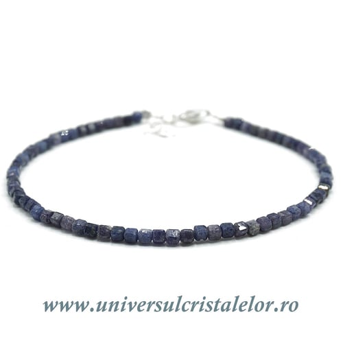 Bratara safir cub fatetat - 2,3 mm
