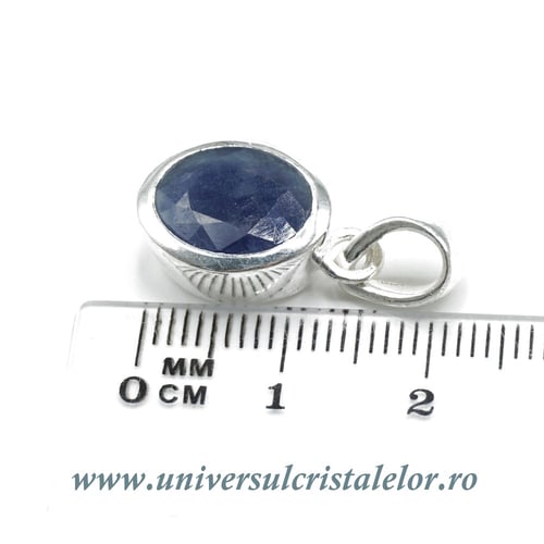 Pandantiv safir oval fatetat