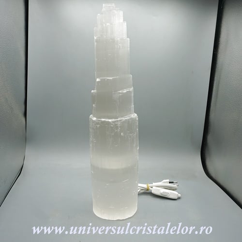 Selenit lampa 40 cm