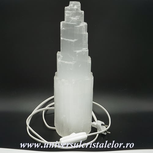 Selenit lampa 40 cm