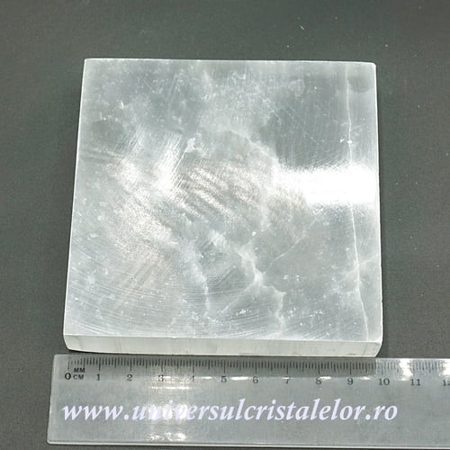 Selenit suport patrat 10 cm