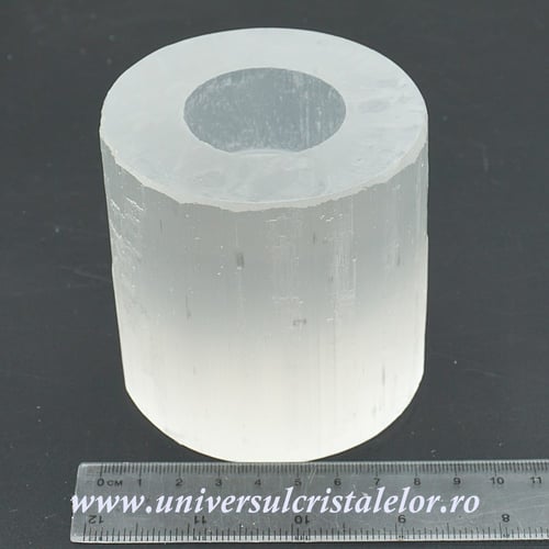 Suport lumanare selenit