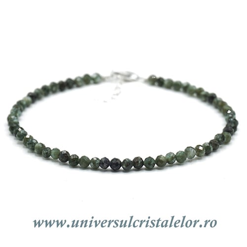 Bratara serafinit rotund fatetat - 3,3mm