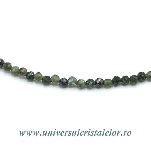 Colier serafinit rotund fatetat - 2,8mm