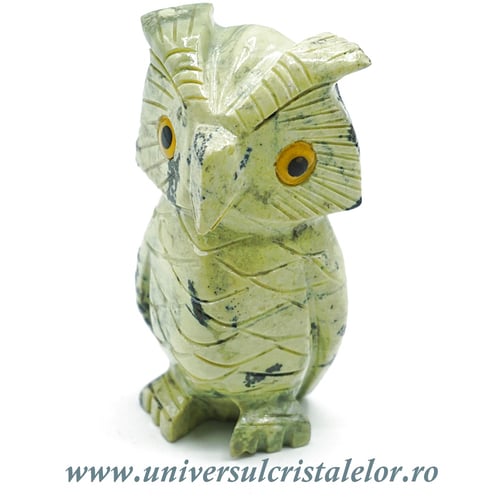 Figurina serpentin bufnita m1