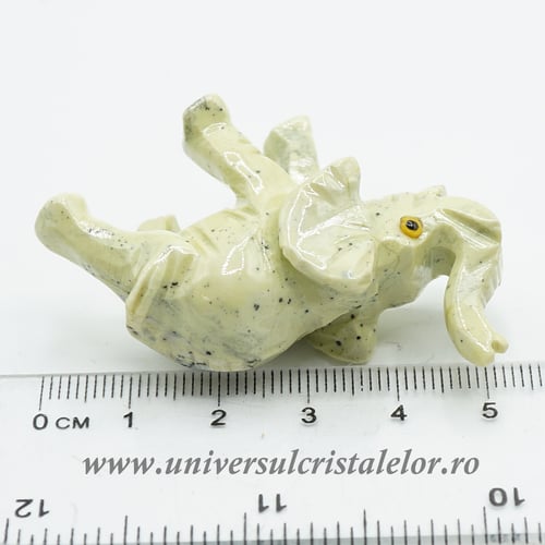 Figurina serpentin elefant