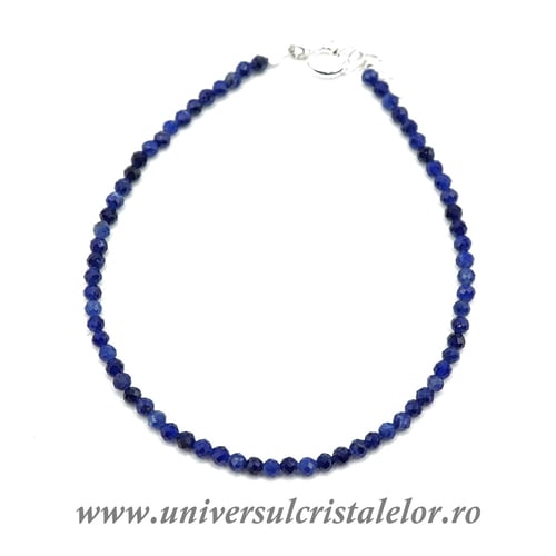Bratara sodalit rotund fatetat 2,7 mm