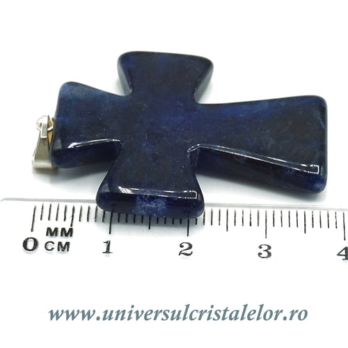 Pandantiv sodalit cruciulita