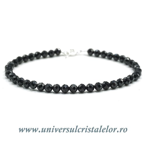 Bratara spinel rotund fatetat -4,2 mm