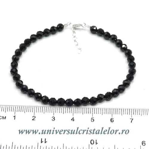 Bratara spinel rotund fatetat -4,4 mm