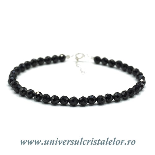 Bratara spinel rotund fatetat -4,4 mm