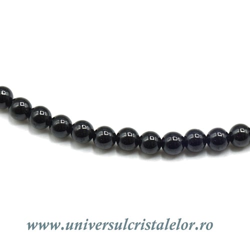 Colier spinel rotund slefuit - 3,4 mm