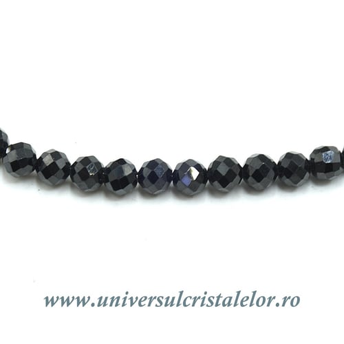 Colier spinel rotund fatetat - 4,2 mm