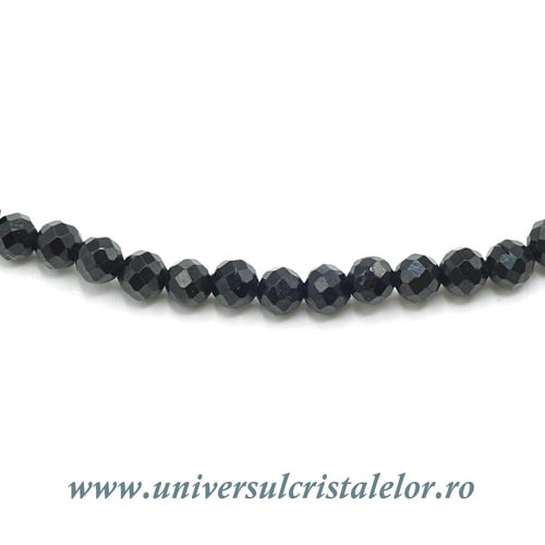 Colier spinel rotund fatetat - 3,2 mm