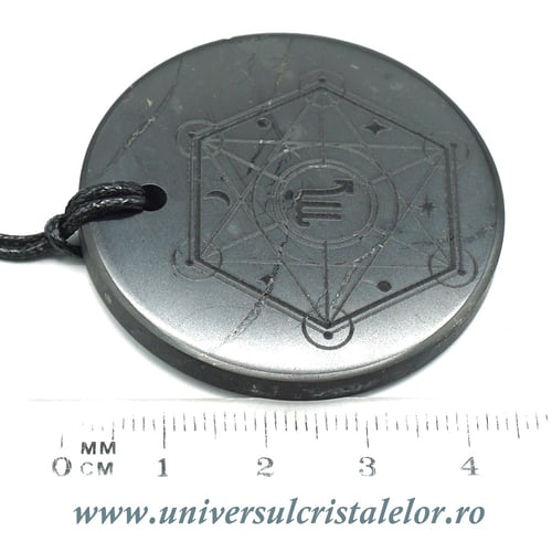 Pandantiv shungit zodia Scorpion