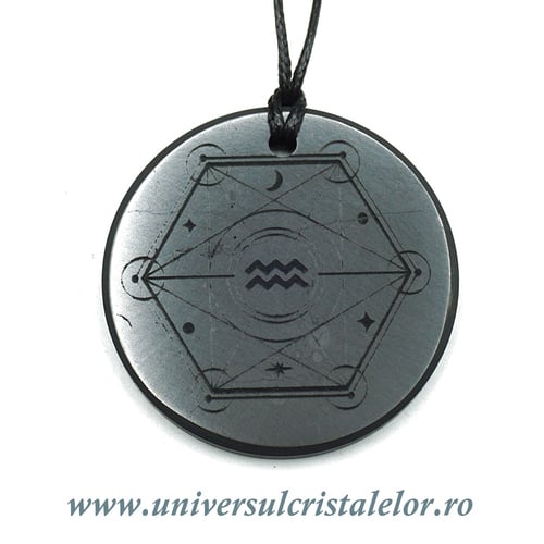 Pandantiv shungit zodia Varsator