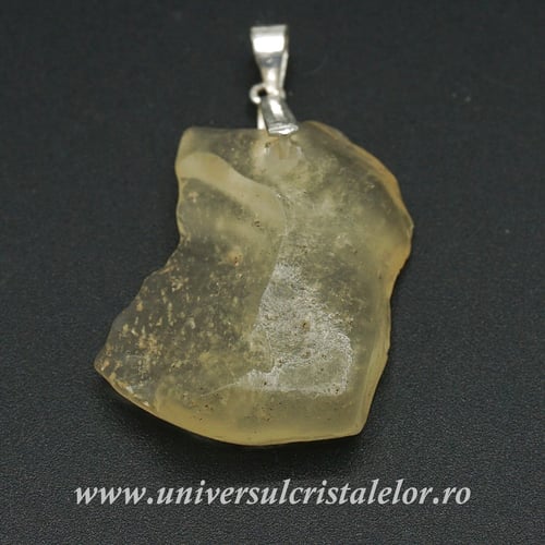 Pandantiv tectita aurie